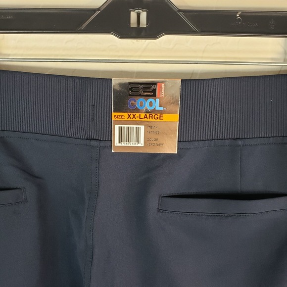32 Degrees Ankle Pants Women's XXL Stretch Pull-On Hero Navy Elastic Waist New - Picture 7 of 12